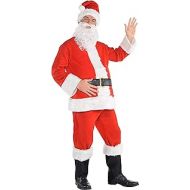 할로윈 용품Amscan 848879 Adult Flannel Santa Suit, 3XLarge Size