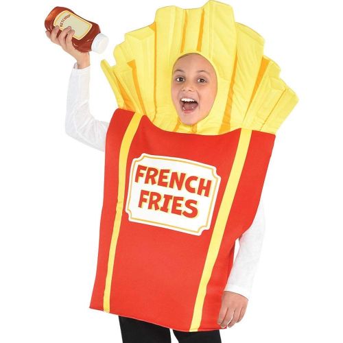  할로윈 용품Amscan 8401967 Large French Fries Costume - Small Size