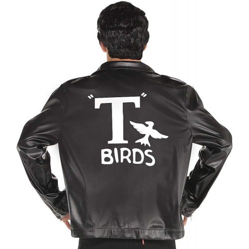  할로윈 용품Amscan Mens Grease T-Birds Costume Jacket- Plus Size, Multicolor