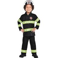 AMSCAN Reflective Firefighter Halloween Costume for Toddler Boys, 3-4T, with Included Accessories