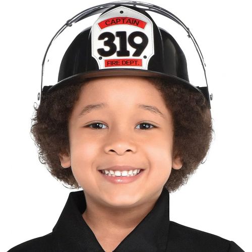  할로윈 용품AMSCAN Reflective Firefighter Halloween Costume for Toddler Boys, 3-4T, with Included Accessories