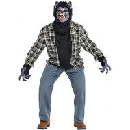 amscan 844986 Adult Rabid Werewolf Costume Plus Size, Black