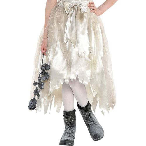  할로윈 용품Amscan Girls Crypt Bride Costume - Medium (8?10), Grey