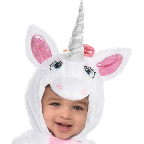  할로윈 용품amscan Infant Unicorn Costume 0-6 Months, Multicolor