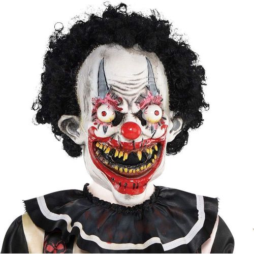  할로윈 용품Amscan Suit Yourself Slasher Clown Costume for Boys, Includes a Creepy Jumpsuit, a Mask with Hair, and a Collar
