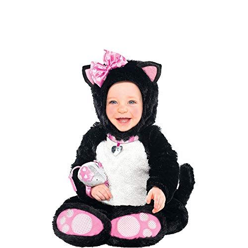  할로윈 용품amscan Itty Bitty Kitty Girls Infant Costume