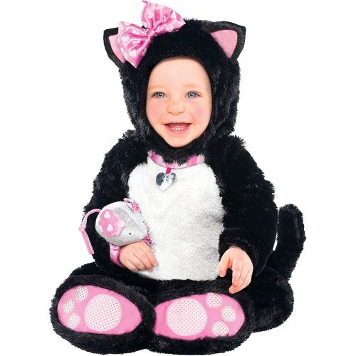 할로윈 용품amscan Itty Bitty Kitty Girls Infant Costume