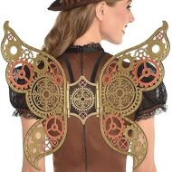 amscan Adults Steampunk Filigree Wings- 1 pc., Multicolored, One Size