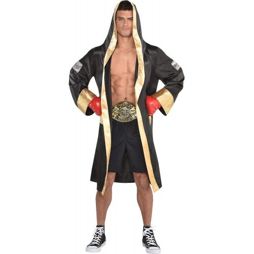  할로윈 용품amscan Adult Boxing Robe Costume, Multi, One Size