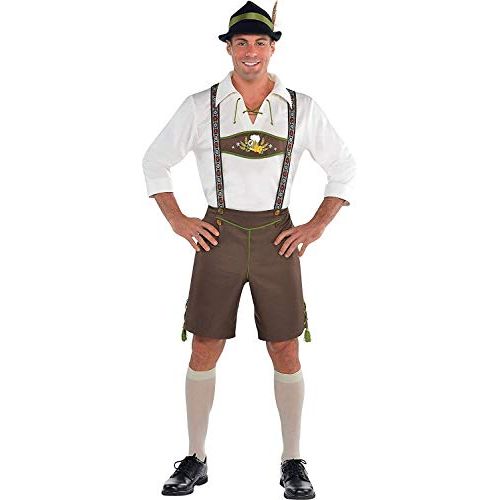  할로윈 용품AMSCAN Mr. Oktoberfest Halloween Costume for Men, Large, with Included Accessories