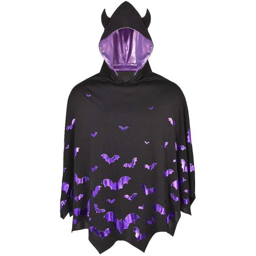  할로윈 용품Amscan Adult Bat Poncho Costume, Multicolored, One Size