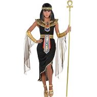 할로윈 용품amscan 847815 Adult Egyptian Queen Cleopatra Costume, Medium Size, Multicolor