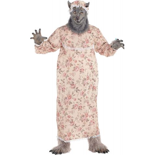  할로윈 용품Amscan Big Bad Grandma Wolf Adult Costume