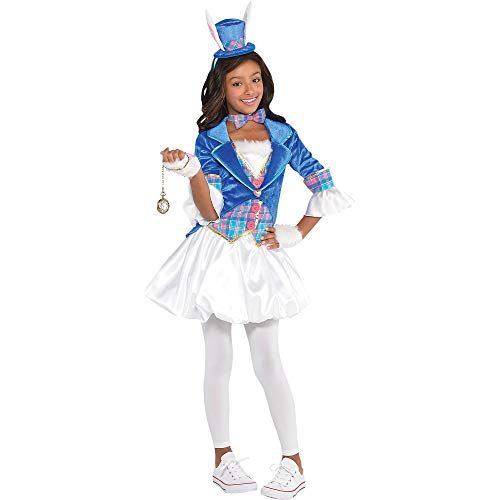  할로윈 용품amscan Girls Down The Rabbit Hole Costume - Medium (8-10), Multicolor, opensize