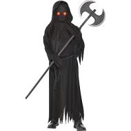 Light Up Glaring Grim Reaper Halloween Costume for Boys, Medium, with Included Accessories, by Amscan