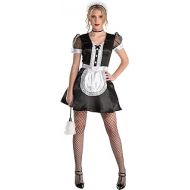 amscan Maid for You Halloween Costume for Women, Includes Headband, Choker, Dress, Apron