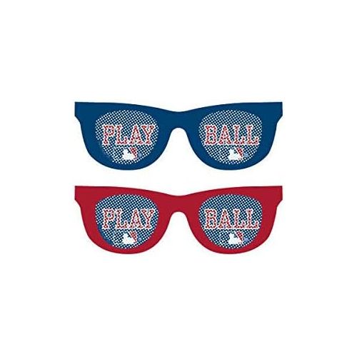  Amscan Rawlings Baseball Collection Printed Eyeglasses, Party Favor, 60 Ct.