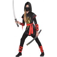 Amscan AMSCAN Ultimate Ninja Halloween Costume for Girls, Large, with Included Accessories