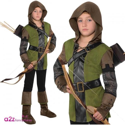  Amscan AMSCAN Prince of Thieves Robin Hood Halloween Costume for Boys, Large, with Included Accessories