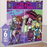 Amscan Scene Setters Wall Decorating Kit | Monster High Collection | Party Accessory