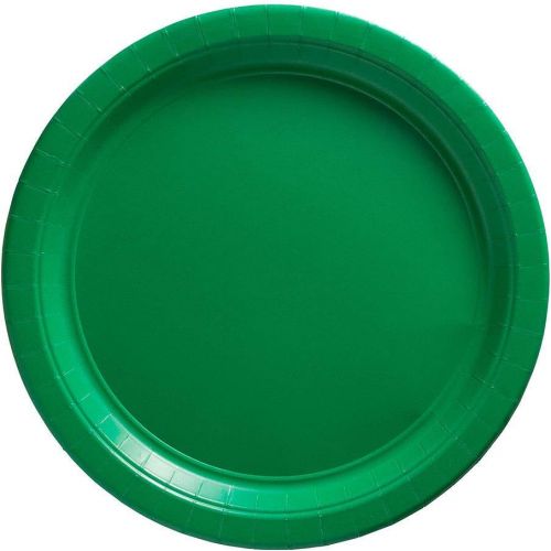  Amscan Party City Big Party Pack Festive Green Paper Tableware Kit and Supplies for 50 Guests, Includes Table Covers and More