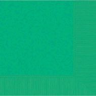 Amscan Festive Green 3-Ply Beverage Napkins | Party Supply | 600 ct.