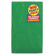 Amscan Big Party Pack 2-Ply Guest Towels | Festive Green | Party Supply | 480 ct.