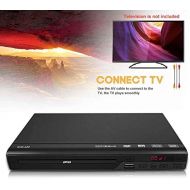 Amusingtao DVD Player for TV, HD DVD Player with HDMI & AV Cable, 1080P Full HD CD Player, Disc Player for Video & Media CD PAL/NTSC Compatible USB Compatible