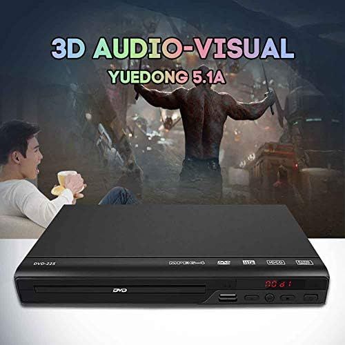  Amusingtao DVD Player for TV, HD DVD Player with HDMI & AV Cable, 1080P Full HD CD Player, Disc Player for Video & Media CD PAL/NTSC Compatible USB Compatible