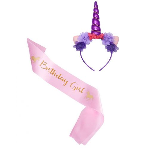  AmzBarley Girls Unicorn Costume Princess Birthday Fancy Party Tutu Dress Up Holiday Outfits