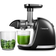 amzchef Masticating Juicer, Slow Juicer Extractor, Cold Press Juicers with Quiet Motor/Reverse Function, Slow Masticating Juicer Machines with Brush, for High Nutrient Fruit & Vege