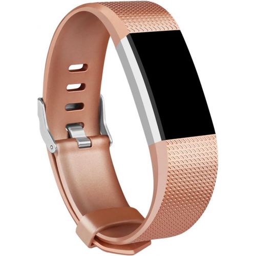  [아마존베스트]Amzpas for Fitbit Charge 2 Bands, 3 Pack, Small Large Adjustable Replacement Accessory Wristbands Bracelet for Fitbit Charge 2 Women & Men