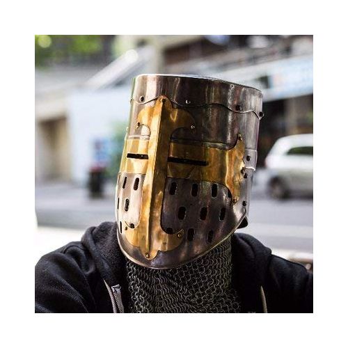  AnaNfi AnNafi Knights Templar Crusader Helmet Medieval Armor