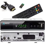 Anadol ADX 111c Full HD Cable Receiver with AAC LC, PVR Recording Function & Timeshift, Suitable for All Cable Products, HDMI SCART DVB C C2, Automatic Transmitter Installation + H