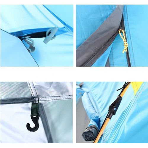  Anat Waterproof Camping Tents 4 Person Tents for Camping Automatic Family Tents Pop Up Double Layer Tents Easy to Set Up