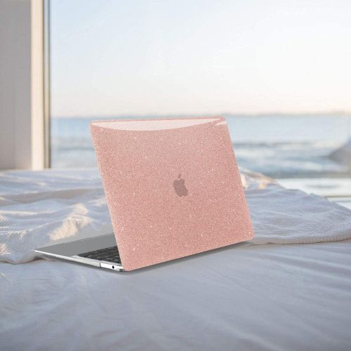  [아마존베스트]MacBook Pro 13 inch Case 2020 2019 2018 2017 2016 Release A2338 M1 A2251 A2289 A2159 A1989 A1706 A1708, Anban Glitter Bling Smooth Shell Slim Snap On Case with Keyboard Cover for P