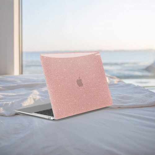  [아마존베스트]MacBook Air 13 Inch Case 2020 2019 2018 Release A2337 M1 A2179 A1932, Anban Glitter Bling Smooth Protective Laptop Shell Slim Cover with Keyboard Cover for Mac Air 13 with Retina D