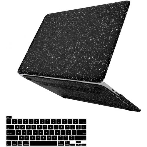  [아마존베스트]MacBook Air 13 inch Case,Anban Glitter Bling Smooth Protective Laptop Shell Slim Snap On Case with Keyboard Cover Compatible Mac Air 13 (A1369 & A1466,Older Ver 2010-2017 Release),