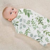 Anbenser Baby Swaddle Stretch Blanket | Baby Wrap Spring Greenery