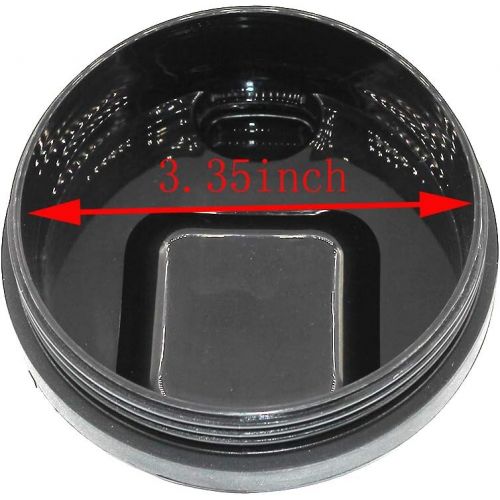  Anbige Replacement Parts 6-Fins Milling Blade and cups with lids, Compatible with Ninja Blender Auto iQ BL450-70 BL451-70 BL454-70 BL455-70 BL482-70