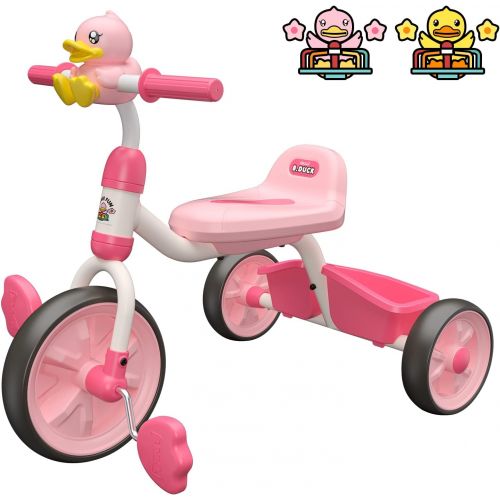  [아마존베스트]Ancaixin 3 in 1 Kids Tricycles for 1-4 Years Old Kids with Detachable Pedal and Training Wheels | Baby Balance Bike Riding Toys for 2 Year Old Boys Girls | Infant Toddler First Birthday New