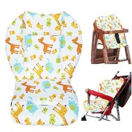 [아마존베스트]High Chair Pad, Ancho Baby Stroller/Highchair/Car Seat Cushion Protective Film Breathable Pad (Animal Pattern)