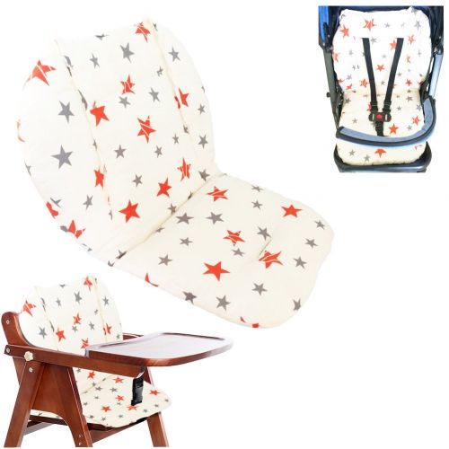  [아마존베스트]Ancho Baby Stroller/Highchair/Car Seat Cushion Protective Film Breathable high Chair pad (Double Star)