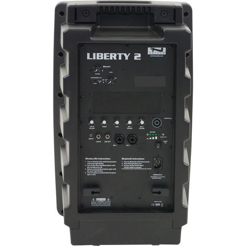  Anchor Audio LIB2-U2 Liberty 2 Portable PA System with Bluetooth & Dual Mic Receiver