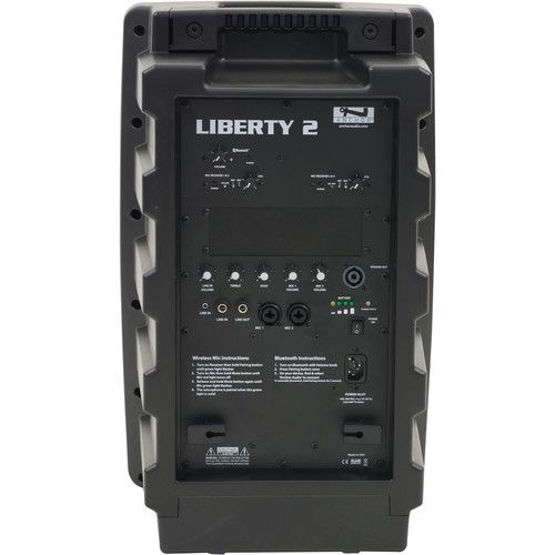  Anchor Audio LIB2-U4 Liberty 2 Portable PA System with Bluetooth & Two Dual Mic Receivers