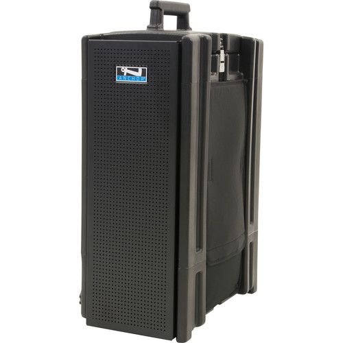  Anchor Audio BEA2-RU4 Beacon 2 Portable Line Array Tower with Bluetooth, AIR Receiver & Two Dual Mic Receivers