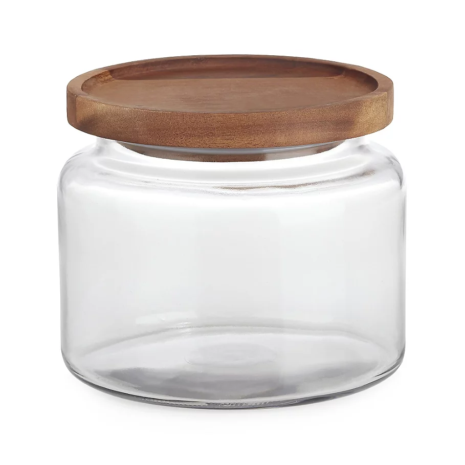  Anchor Hocking Montana Jar wAcacia Lid