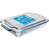 Anchor Hocking Glass Baking Dishes for Oven, 2 Piece Set (2 Qt & 3 Qt Glass Casserole Dishes)