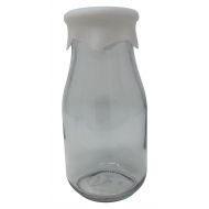 Anchor Hocking Milk Bottle - Clear - 16 oz - w/Silicone Lid