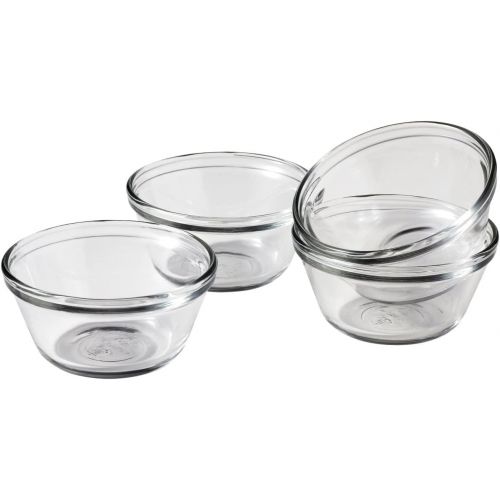  Anchor Hocking 6-Ounce Glass Custard Cups, Set of 4